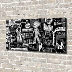 Wallmuralia Foto-obraz canvas do obýváku Graffiti 140x70 cm