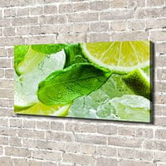 Wallmuralia Foto obraz canvas Limetka s ledem 140x70 cm