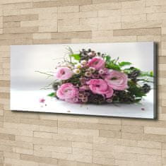 Wallmuralia Foto obraz canvas Kytice růží 125x50 cm