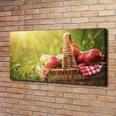 Wallmuralia Foto obraz canvas Jablka v koši 120x60 cm