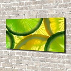 Wallmuralia Foto obraz canvas Limetka a citron 140x70 cm