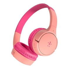 Belkin SOUNDFORM Mini - Wireless On-Ear Headphones for Kids - dětská bezdrátová sluchátka, růžová