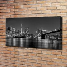 Wallmuralia Foto obraz na plátně Manhattan noc 120x60 cm
