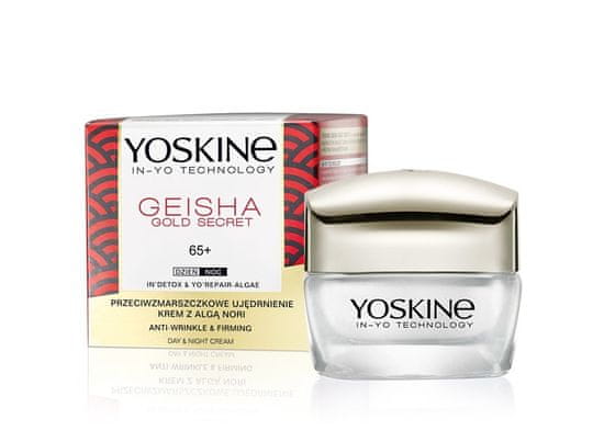 Yoskine Geisha Gold Secret 65+ Zpevňující denní a noční krém proti vráskám 50 ml