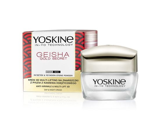 Yoskine Geisha Gold Secret 3D Multi-Lifting krém na vrásky den a noc 50 ml