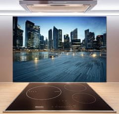 Wallmuralia Panel do kuchyně Singapur noc 100x70 cm