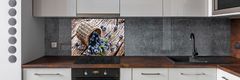 Wallmuralia Panel do kuchyně Borůvky v koši 100x70 cm