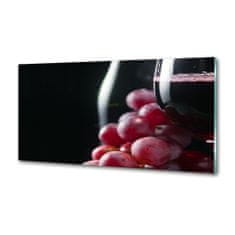 Wallmuralia Panel do kuchyně Hrozny a víno 120x60 cm