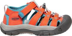 KEEN dětské sandály Newport H2 Safety orange/Fjord blue 1027376/1027385 oranžová 27/28