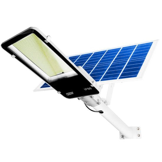 INNA Solární pouliční LED lampa 1500W 6500K Studená bílá + rukojeť a dálkový ovladač