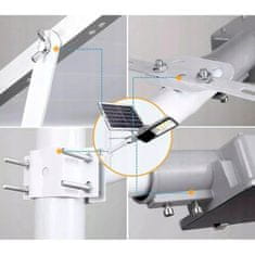 INNA Solární pouliční svítidlo LED 800W 6500K Studená bílá + rukojeť a dálkový ovladač