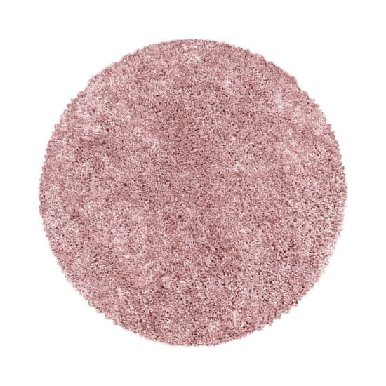 Ayyildiz Kusový koberec SYDNEY 3000, kulatý, Růžová Rozměr koberce: 80 cm KRUH
