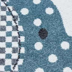 Ayyildiz Dětský kusový koberec KIDS 0570, kulatý, Modrá Rozměr koberce: 160 cm KRUH