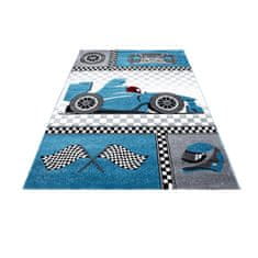 Ayyildiz Dětský kusový koberec KIDS 0460, Modrá Rozměr koberce: 80 x 150 cm
