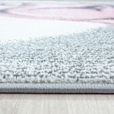 Ayyildiz Dětský kusový koberec BAMBI 0850, kulatý, Růžová Rozměr koberce: 160 cm KRUH
