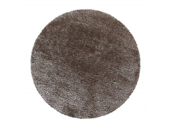 Ayyildiz Kusový koberec BRILLIANT 4200, kulatý, Taupe Rozměr koberce: 80 cm KRUH