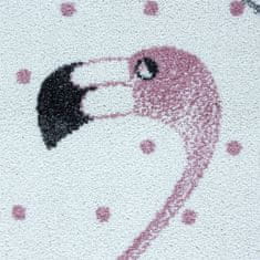Ayyildiz Dětský kusový koberec KIDS 0630, kulatý, Růžová Rozměr koberce: 160 cm KRUH