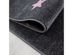 Ayyildiz Dětský kusový koberec KIDS 0610, kulatý, Růžová Rozměr koberce: 120 cm KRUH