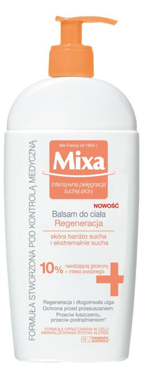 Mixa Regenerační tělové mléko 10% 400 ml