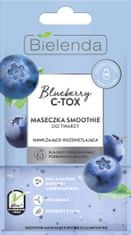 Bielenda Hydratační a rozjasňující smoothie maska na obličej Blueberry C-Tox 8G
