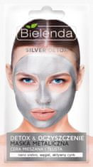 Bielenda Stříbrná detoxikační metalická čisticí maska - pro smíšenou a mastnou pleť 8G