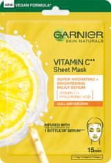 Garnier Skin Naturals Intenzivní hydratační látková maska s vitaminem C 28G