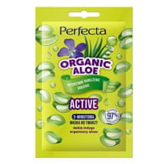 Perfecta Organic Aloe 5-Minute Active Face Mask - Intenzivní hydratace a zklidnění 10 ml