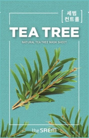 The Saem Přírodní maska Maska Na Tkaninie Tea Tree 21Ml