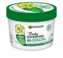 Garnier Tělový krém Body Superfood Nourishing Avocado Oil+Omega 6 - suchá a velmi suchá pokožka 380 ml