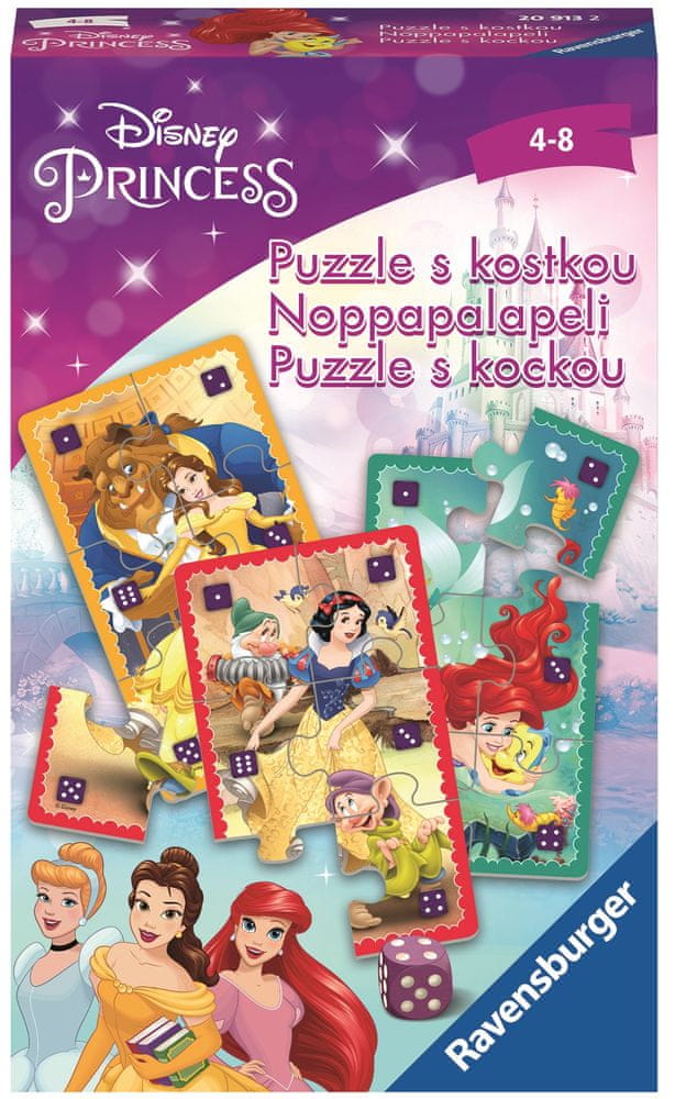 Ravensburger 209132 Disney Princess: Puzzle hra s kostkou