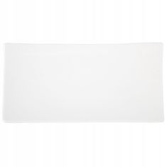 DAJAR Porcelánová obdélníková mísa na salát bílá 21,5 x 10 cm