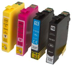 TonerPartner PREMIUM MultiPack EPSON T1635 + 20ks fotopapíru (C13T16364010) - Cartridge, black + color (černá + barevná)
