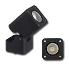 McLED LED svítidlo Gorn, 5W, 3000K, IP65, černá barva