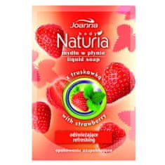 Joanna Naturia Body Strawberry Tekuté mýdlo Zapas 300 ml