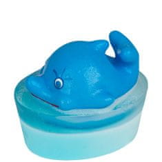 ORGANIQUE Glycerinové mýdlo s hračkou delfína - modré 80G