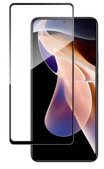 WOZINSKY Celoplošné Flexi Nano Hybrid tvrzené sklo 9H na iPhone 12 Mini black