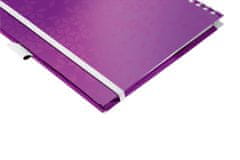 Leitz Blok mobilní WOW A4 čtverečkovaný purpurový