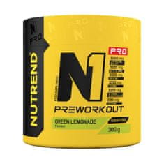 Nutrend N1 Pre-Workout, 300 g Příchuť: Zelená limonáda