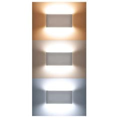 Solight Solight LED venkovní nástěnné osvětlení Modena, 12W, 800lm, 3CCT, černá WO800-B-1