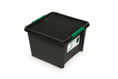 Orplast Skladovací kontejner, recyklační EcolineBox 25l, otočný, hranatý