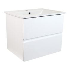 BPS-koupelny Koupelnová skříňka s keramickým umyvadlem Beneto 60