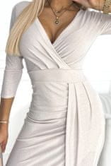 Numoco Dámské šaty 404-3, béžová, XL