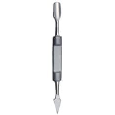 Globos Nerezový oboustranný manikúrní nástroj lopatka - špička č.991615