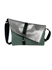Warrior Dog Asymetrické tašky přes rameno, stříbrná/zelená