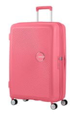 American Tourister Cestovní kufr na čtyřech kolečkách. Soundbox SPINNER 77/28 EXP TSA Sun Kissed Coral