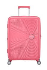 American Tourister Cestovní kufr na čtyřech kolečkách. Soundbox SPINNER 67/24 EXP TSA Sun Kissed Coral