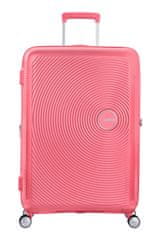 American Tourister Cestovní kufr na čtyřech kolečkách. Soundbox SPINNER 77/28 EXP TSA Sun Kissed Coral
