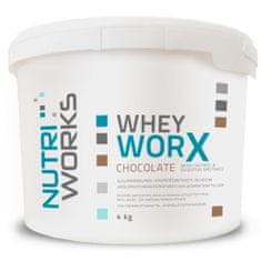 NutriWorks Whey Worx 4 kg - čokoláda 
