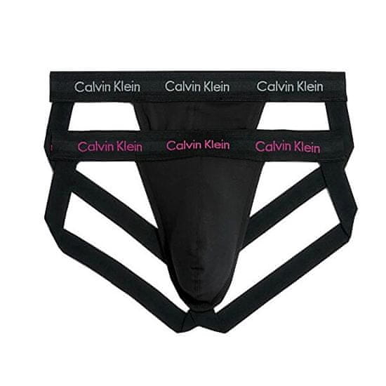 Calvin Klein 2 PACK - pánské slipy JOCK STRAP NB1354A-CFW