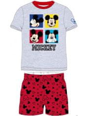 E plus M Chlapecké letní pyžamo Mickey Mouse - šedé